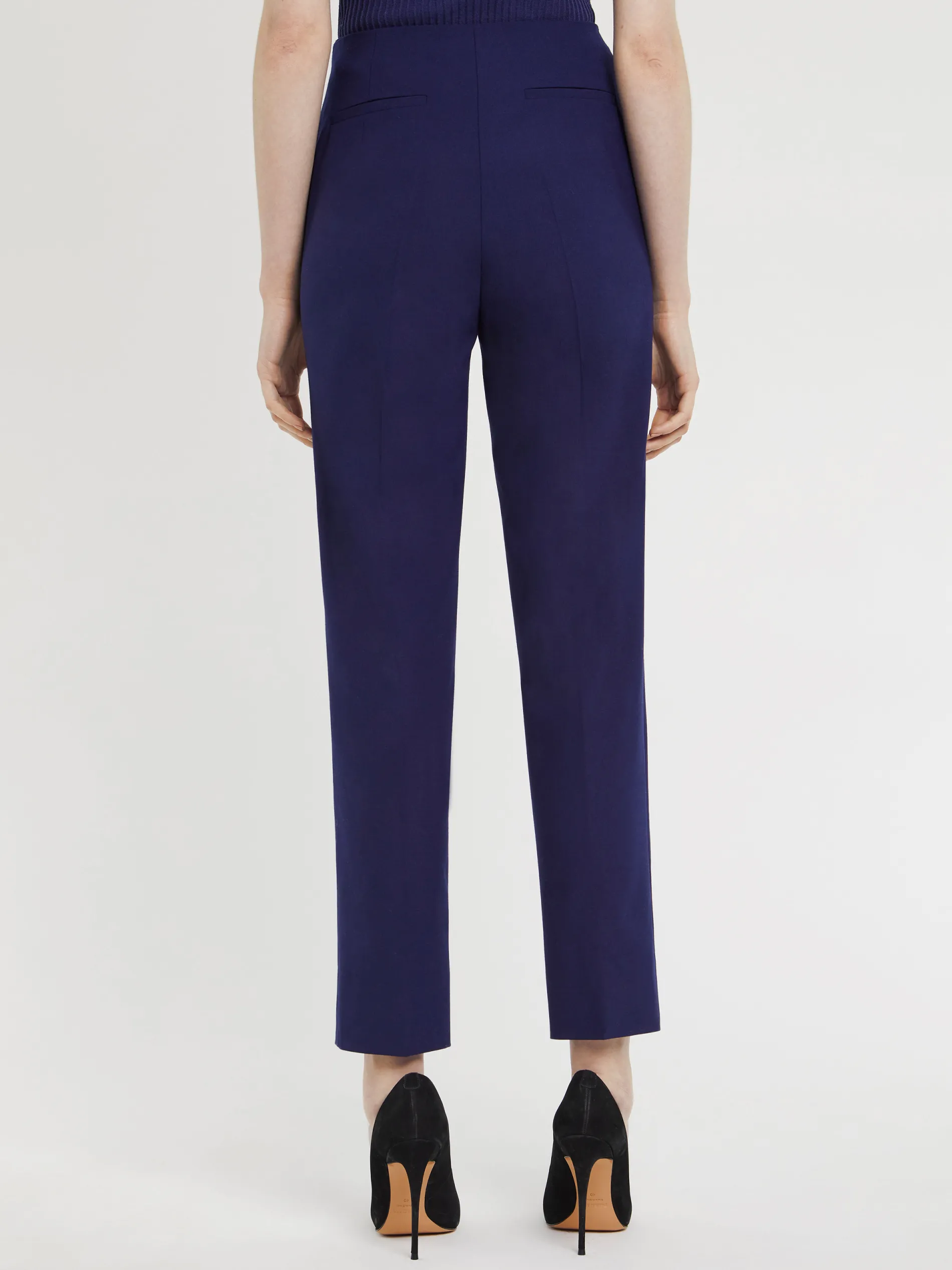 Paule Ka Pantalon Cigarette En Laine Fine<Femme Pantalons Et Combinaisons