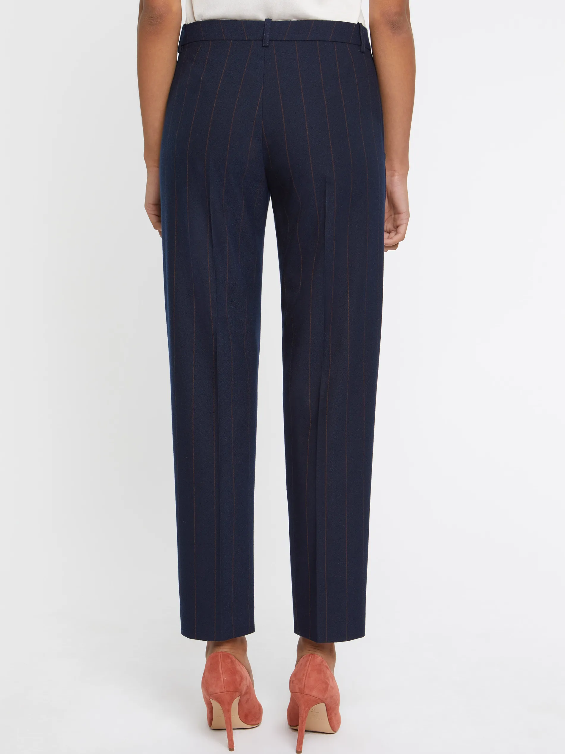 Paule Ka Pantalon Cigarette Raye<Femme Pantalons Et Combinaisons