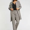 Paule Ka Pantalon Droit A Motif Pied-De-Coq<Femme Pantalons Et Combinaisons