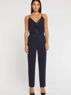 Paule Ka Pantalon Droit En Crepe Envers Satin<Femme Pantalons Et Combinaisons
