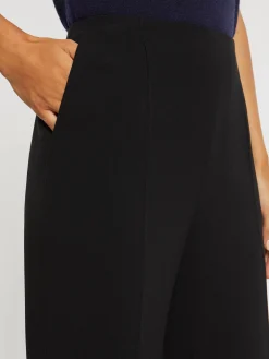Paule Ka Pantalon Droit En Crepe Envers Satin<Femme Pantalons Et Combinaisons