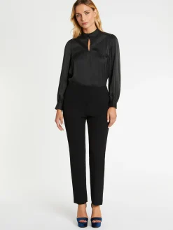 Paule Ka Pantalon Droit En Tissu Crepe<Femme Pantalons Et Combinaisons