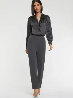 Paule Ka Pantalon Droit En Tissu Crepe<Femme Pantalons Et Combinaisons