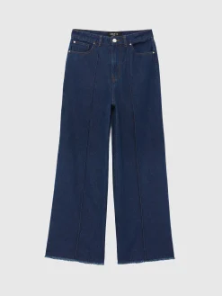 Paule Ka Pantalon Evase Extra Large En Denim<Femme Pantalons Et Combinaisons
