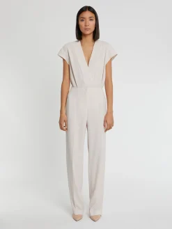 Paule Ka Pantalon Fluide En Crepe Envers Satin<Femme Pantalons Et Combinaisons