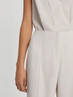 Paule Ka Pantalon Fluide En Crepe Envers Satin<Femme Pantalons Et Combinaisons