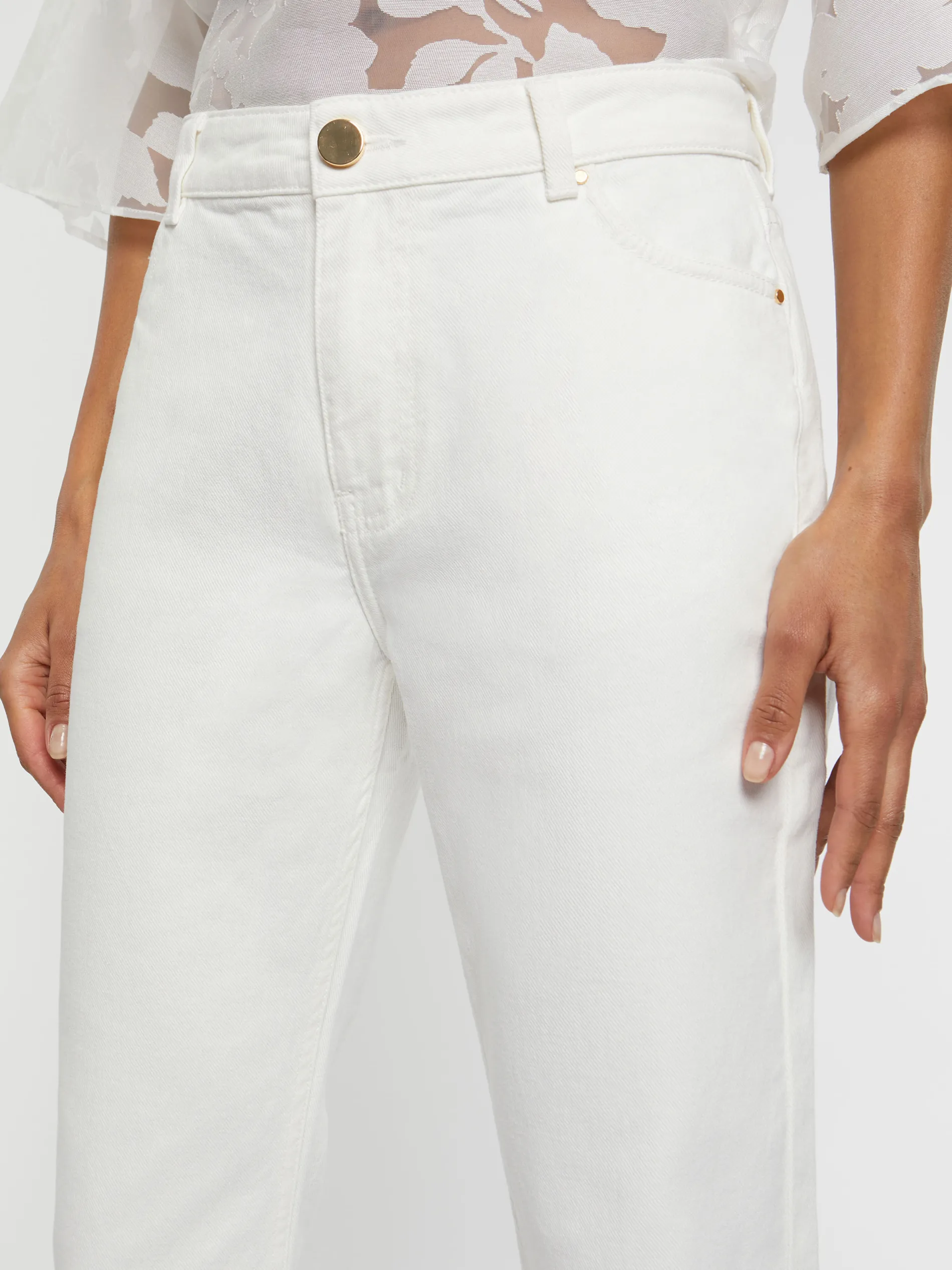 Paule Ka Pantalon Regular En Coton<Femme Pantalons Et Combinaisons