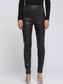 Paule Ka Pantalon Slim En Cuir D'Agneau Stretch<Femme Pantalons Et Combinaisons