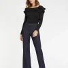 Paule Ka Pull A Volant En Maille Viscose<Femme Pulls Et Cardigans