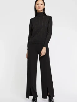 Paule Ka Pull Col Roule A Festons En Laine Et Lurex<Femme Pulls Et Cardigans