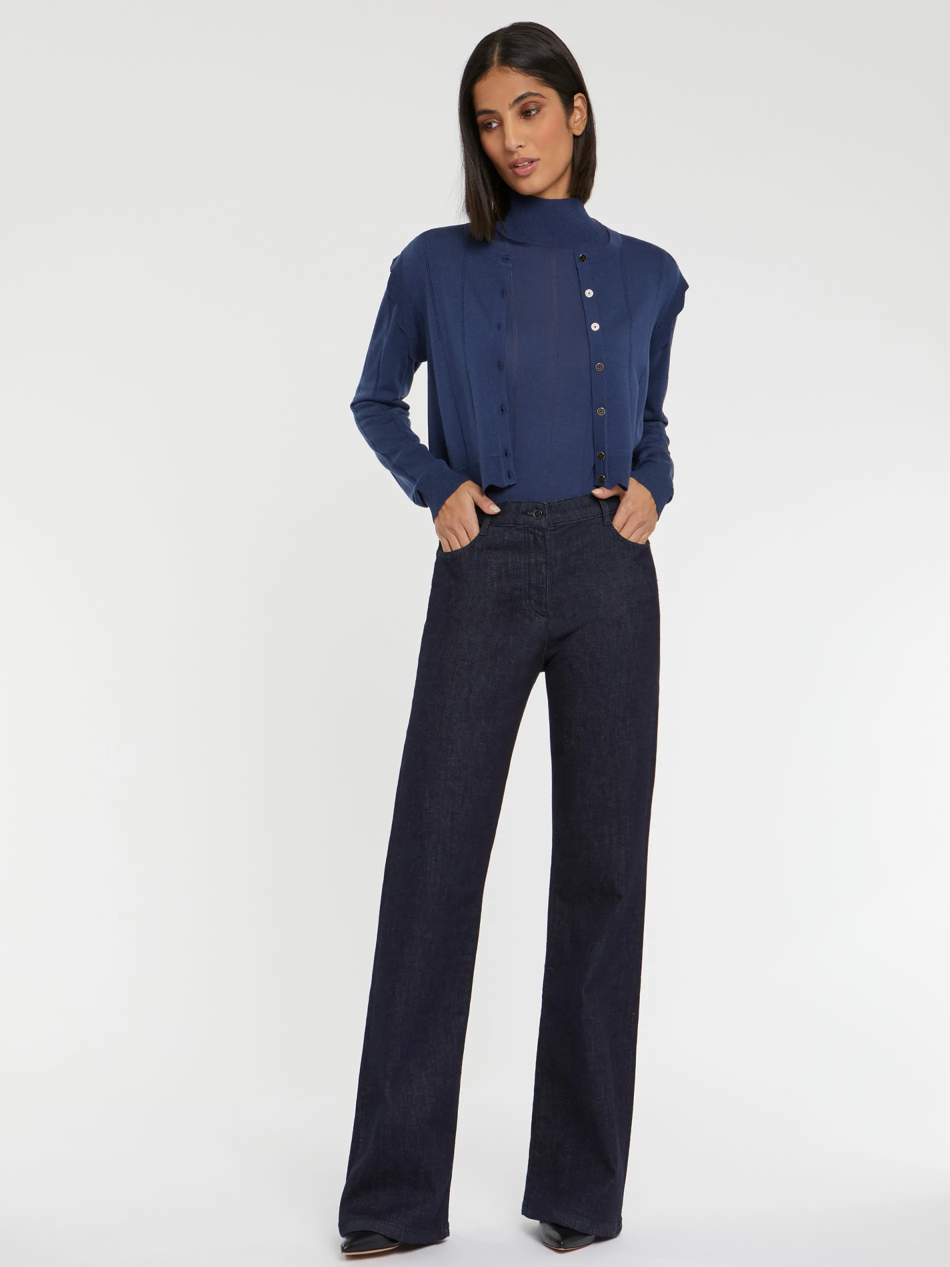 Paule Ka Pull Col Roule A Festons En Laine Et Lurex<Femme Pulls Et Cardigans