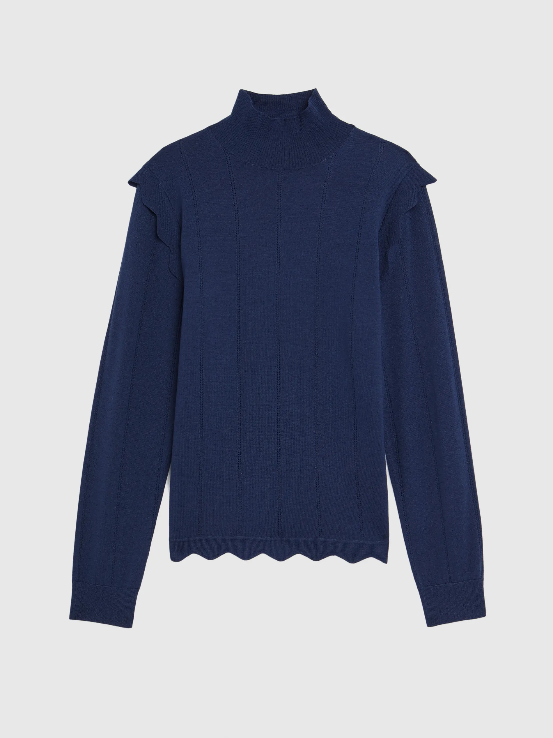Paule Ka Pull Col Roule A Festons En Laine Et Lurex<Femme Pulls Et Cardigans