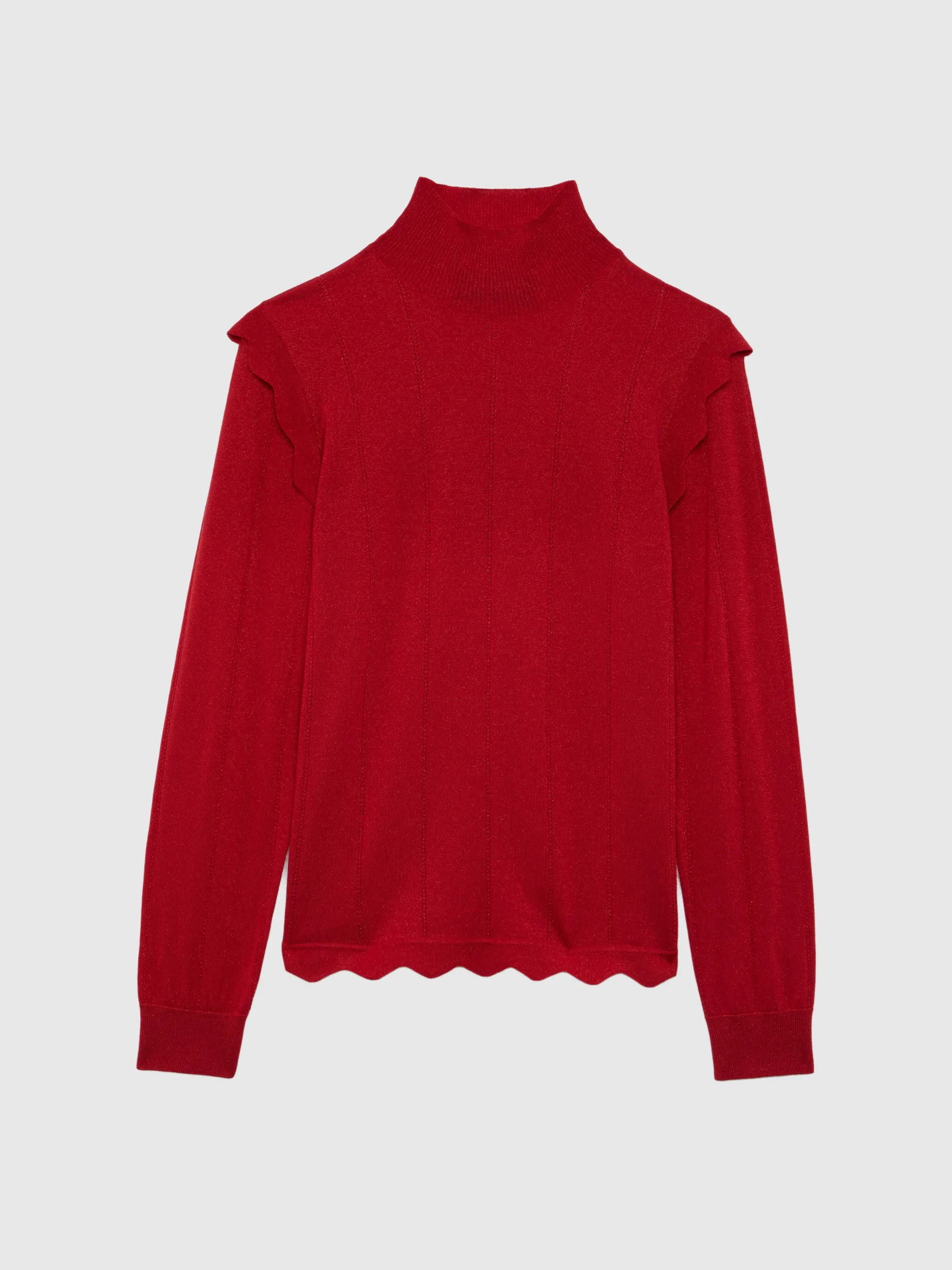 Paule Ka Pull Col Roule A Festons En Laine Et Lurex<Femme Pulls Et Cardigans