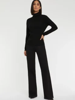 Paule Ka Pull Col Roule En Laine En Maille Cotelee<Femme Pulls Et Cardigans