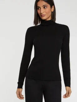 Paule Ka Pull Col Roule En Laine En Maille Cotelee<Femme Pulls Et Cardigans