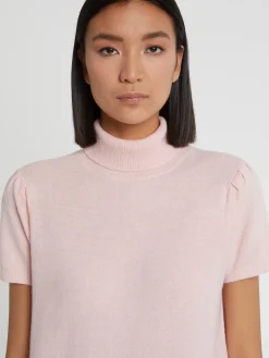 Paule Ka Pull Manches Courtes A Col Roule En Cachemire<Femme Pulls Et Cardigans