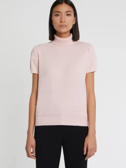 Paule Ka Pull Manches Courtes A Col Roule En Cachemire<Femme Pulls Et Cardigans