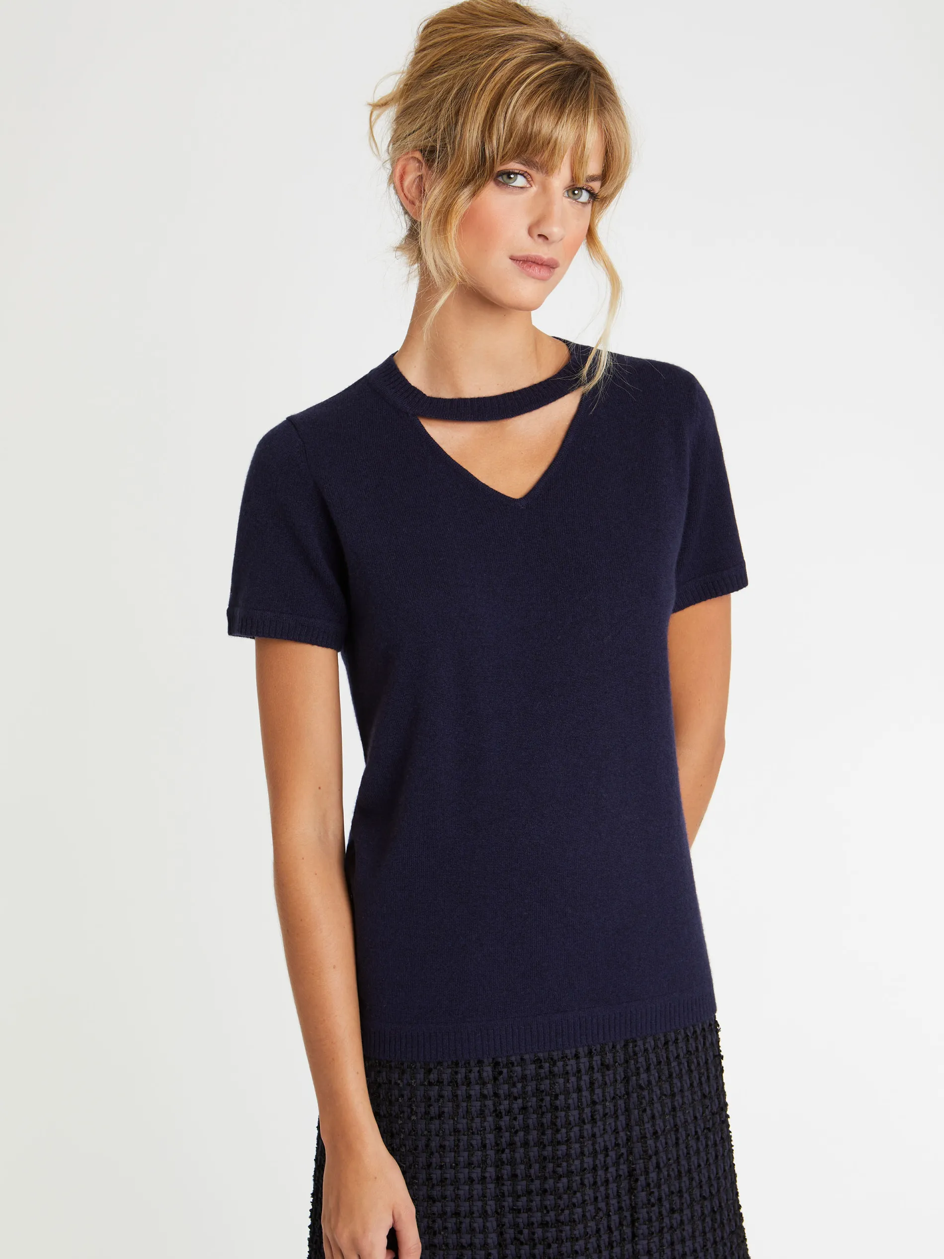 Paule Ka Pull Manches Courtes En Cachemire<Femme Pulls Et Cardigans