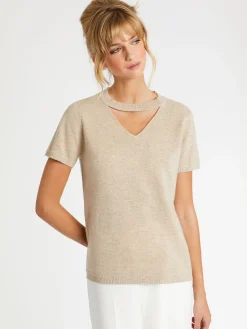 Paule Ka Pull Manches Courtes En Cachemire<Femme Pulls Et Cardigans