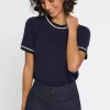 Paule Ka Pull Manches Courtes En Laine Et Cachemire<Femme Pulls Et Cardigans