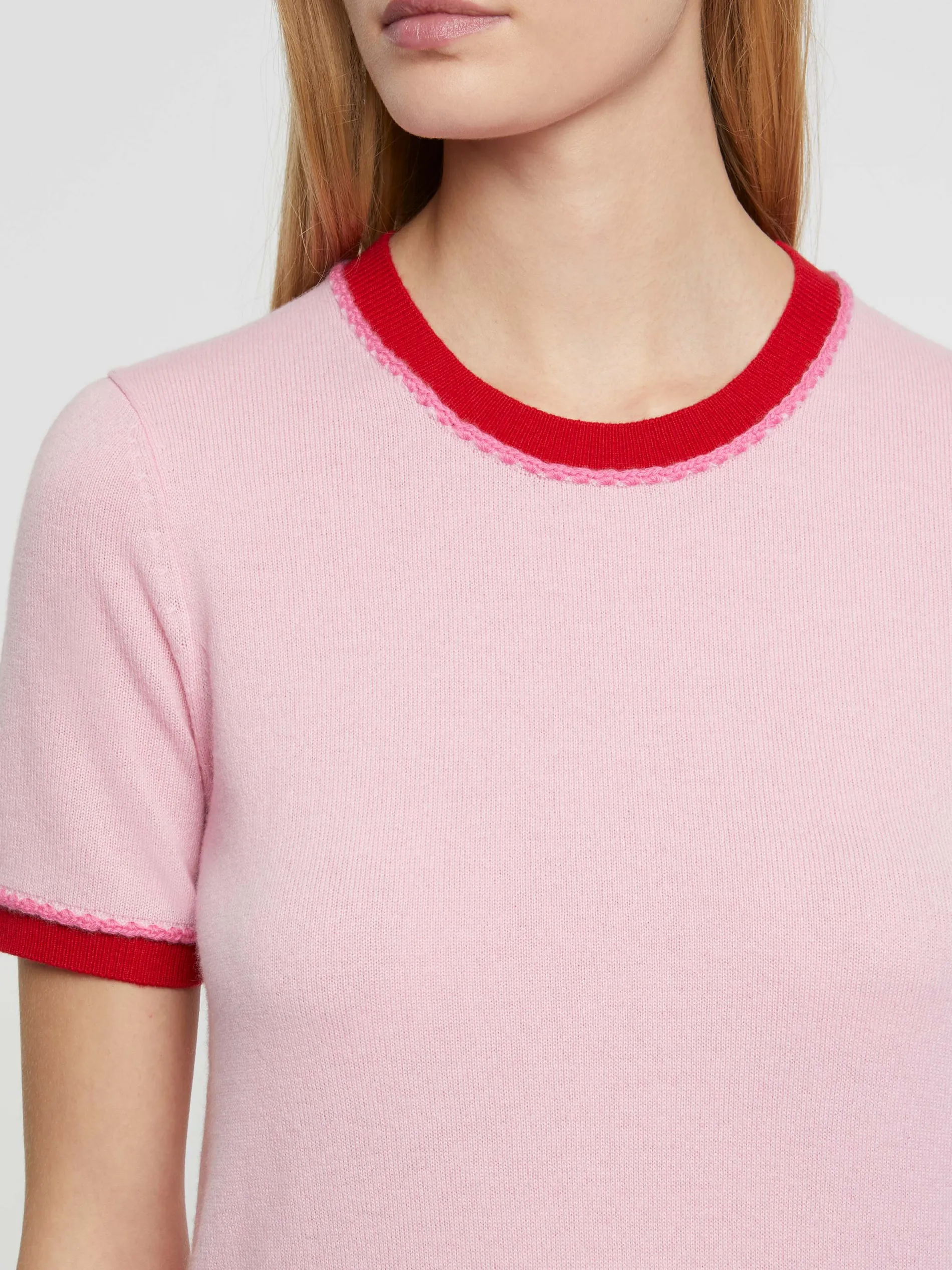 Paule Ka Pull Manches Courtes En Laine Et Cachemire<Femme Pulls Et Cardigans