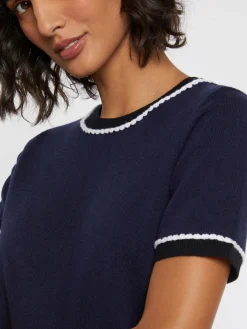 Paule Ka Pull Manches Courtes En Laine Et Cachemire<Femme Pulls Et Cardigans