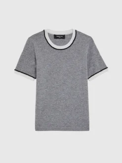 Paule Ka Pull Manches Courtes En Laine Et Cachemire<Femme Pulls Et Cardigans