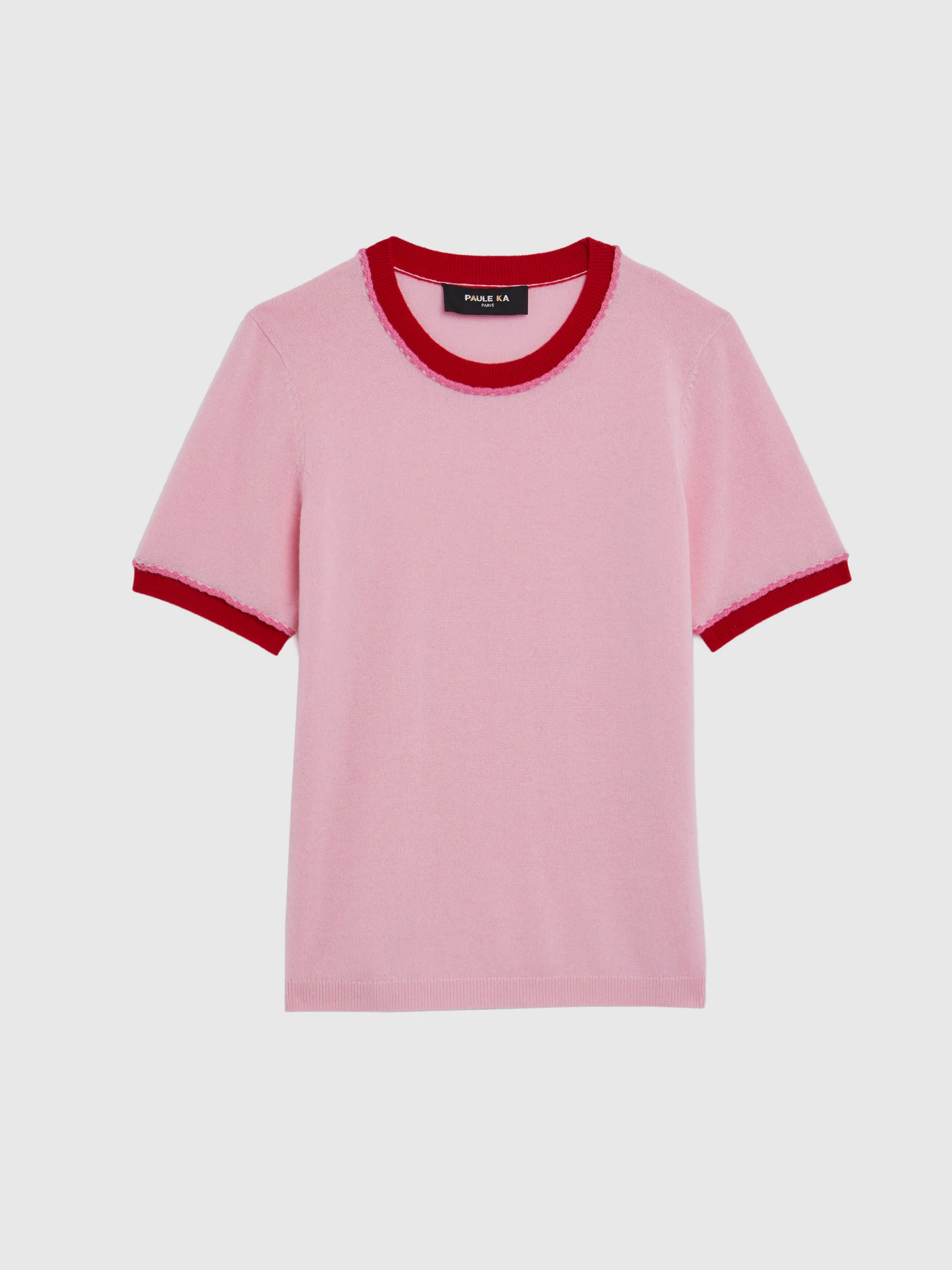Paule Ka Pull Manches Courtes En Laine Et Cachemire<Femme Pulls Et Cardigans