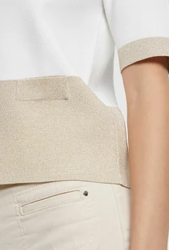 Paule Ka Pull Manches Courtes En Maille Milano Et Lurex<Femme Pulls Et Cardigans