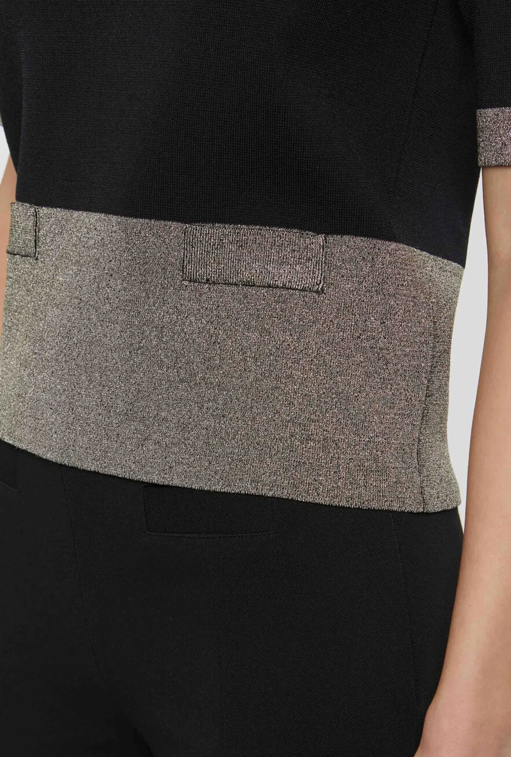 Paule Ka Pull Manches Courtes En Maille Milano Et Lurex<Femme Pulls Et Cardigans