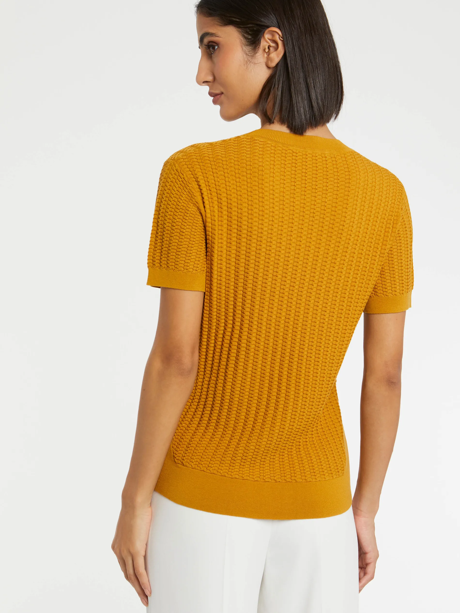 Paule Ka Pull Manches Courtes En Point Fantaisie<Femme Pulls Et Cardigans