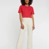 Paule Ka Pull Manches Courtes En Soie Et Coton<Femme Pulls Et Cardigans