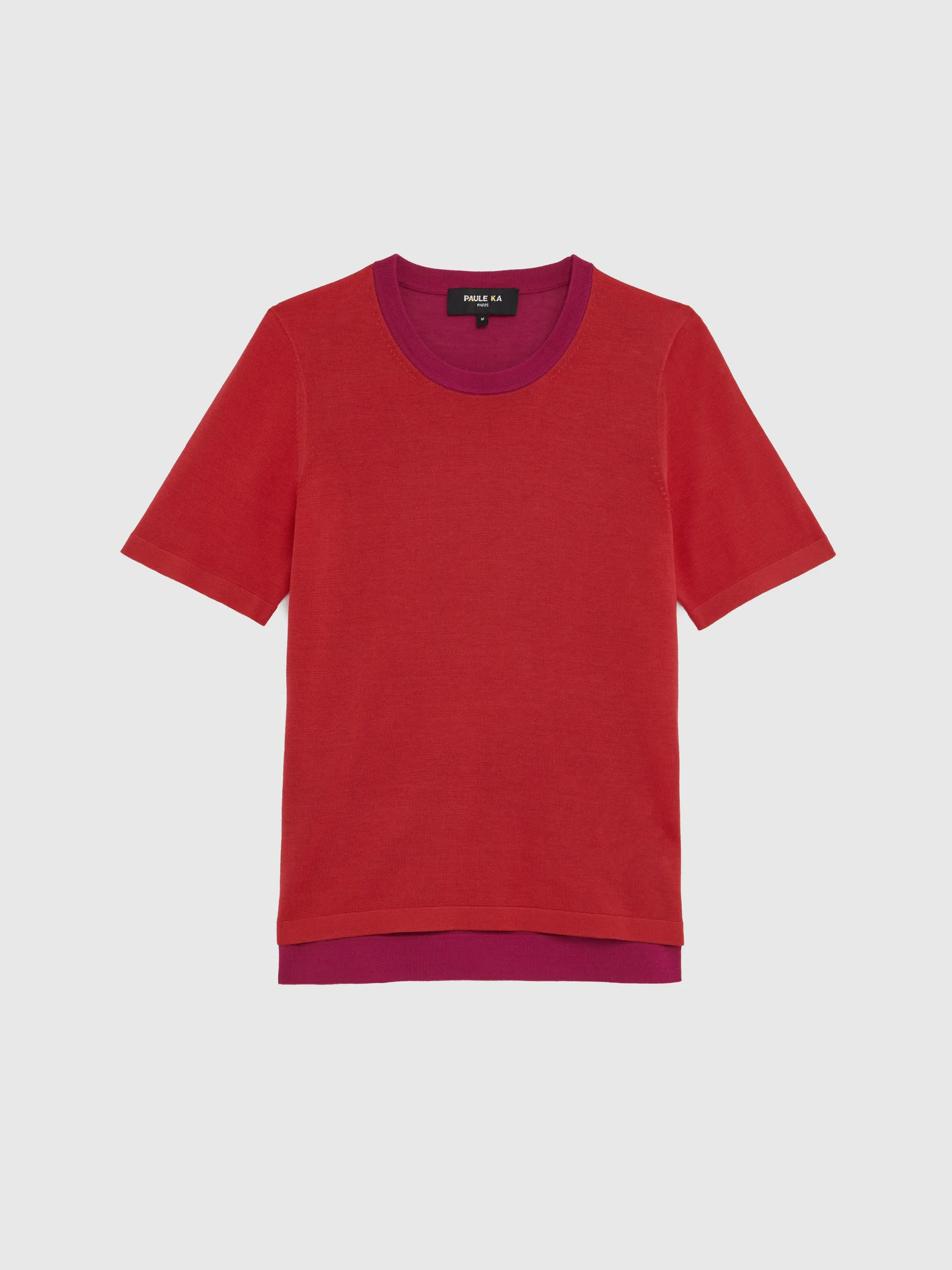Paule Ka Pull Manches Courtes En Soie Et Coton<Femme Pulls Et Cardigans