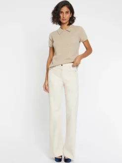 Paule Ka Pull Polo Manches Courtes En Cachemire<Femme Pulls Et Cardigans