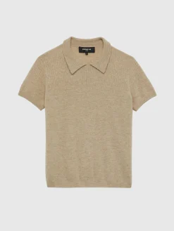 Paule Ka Pull Polo Manches Courtes En Cachemire<Femme Pulls Et Cardigans