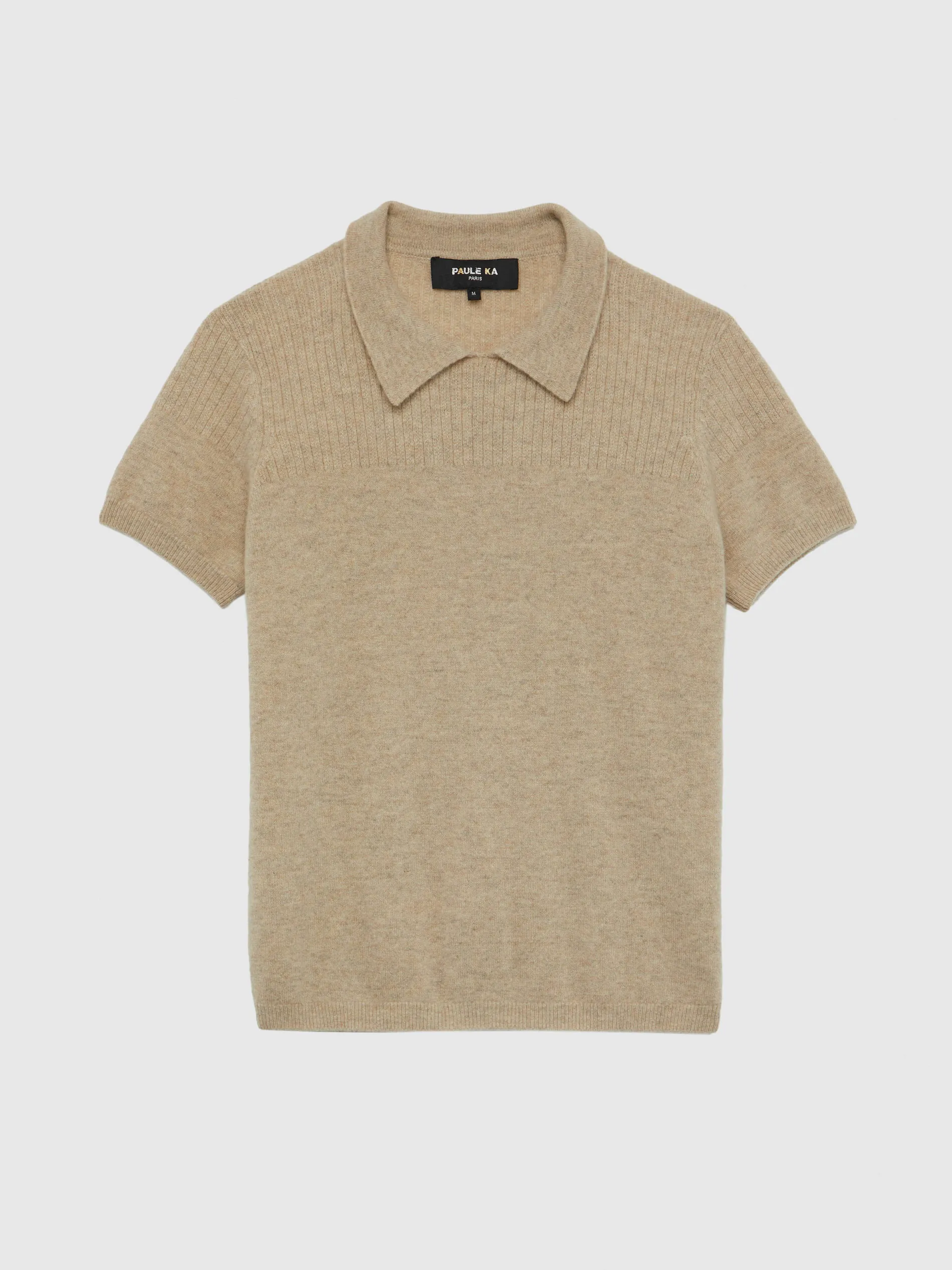 Paule Ka Pull Polo Manches Courtes En Cachemire<Femme Pulls Et Cardigans