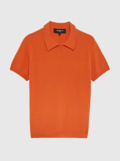 Paule Ka Pull Polo Manches Courtes En Cachemire<Femme Pulls Et Cardigans