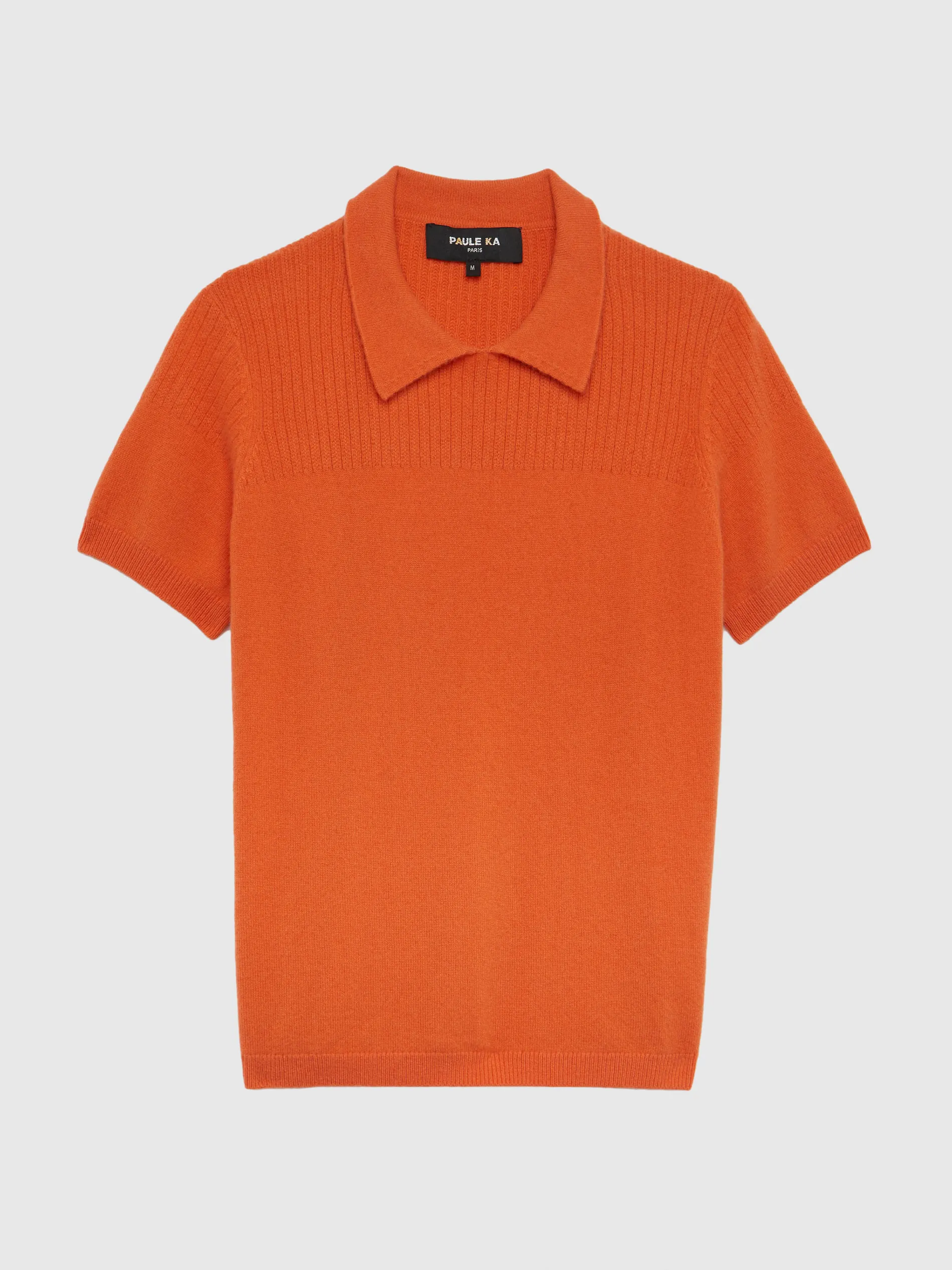 Paule Ka Pull Polo Manches Courtes En Cachemire<Femme Pulls Et Cardigans