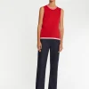 Paule Ka Pull Sans Manche En Soie<Femme Pulls Et Cardigans