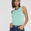 Paule Ka Pull Sans Manche En Soie<Femme Pulls Et Cardigans