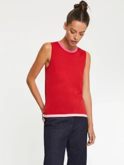 Paule Ka Pull Sans Manche En Soie<Femme Pulls Et Cardigans