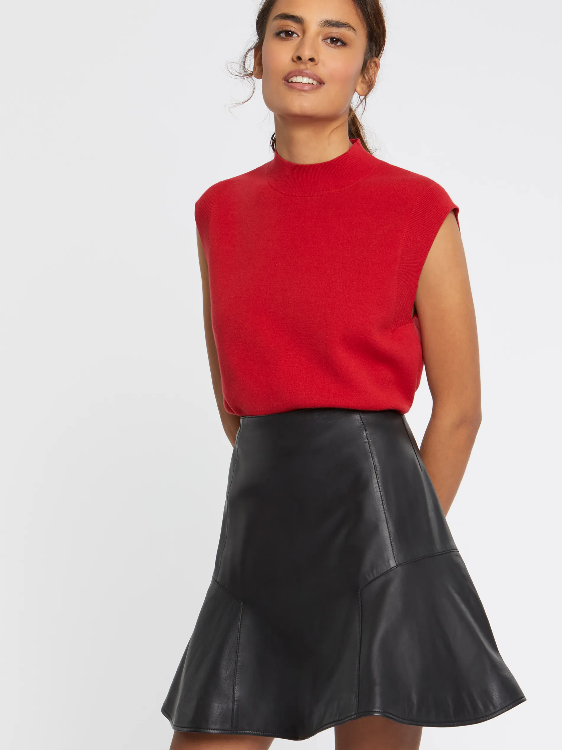 Paule Ka Pull Sans Manches En Viscose<Femme Pulls Et Cardigans