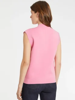 Paule Ka Pull Sans Manches En Viscose<Femme Pulls Et Cardigans