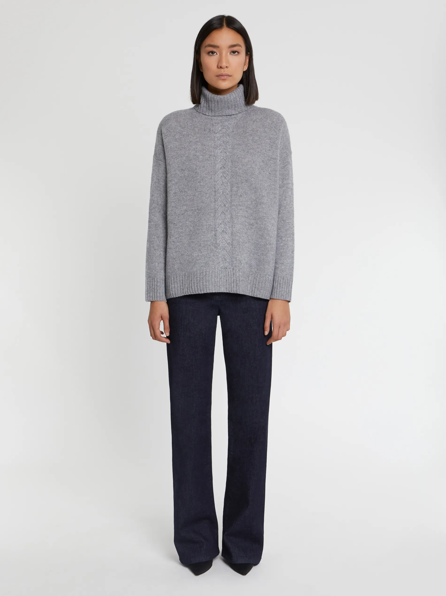 Paule Ka Pull Torsade A Col Roule En Cachemire<Femme Pulls Et Cardigans