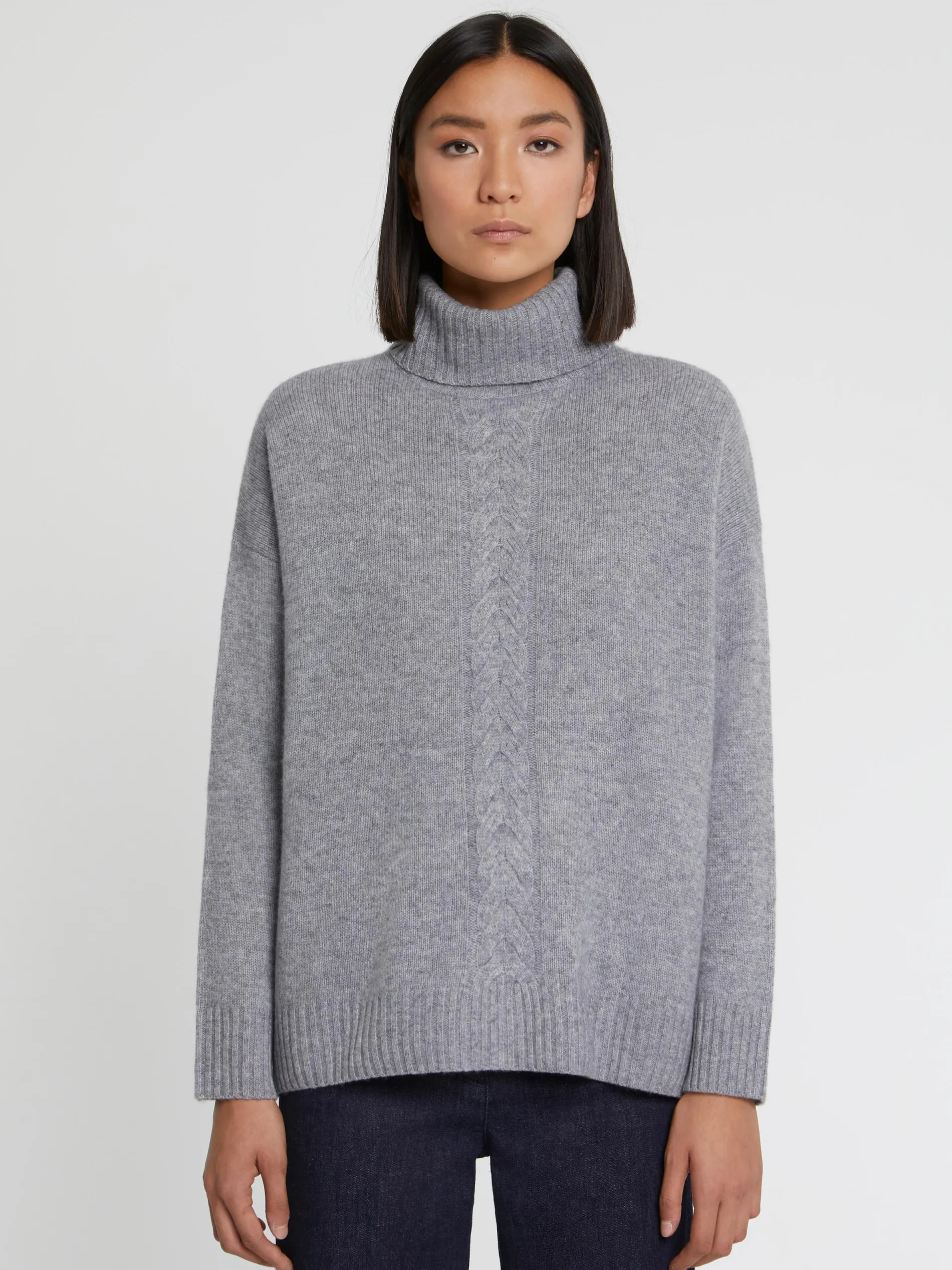 Paule Ka Pull Torsade A Col Roule En Cachemire<Femme Pulls Et Cardigans