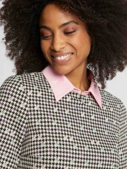 Paule Ka Robe A Col A Motif Pied-De-Coq<Femme Robes