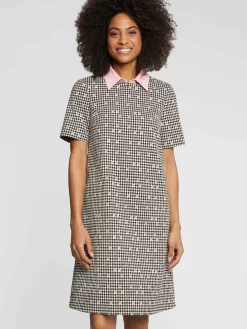 Paule Ka Robe A Col A Motif Pied-De-Coq<Femme Robes