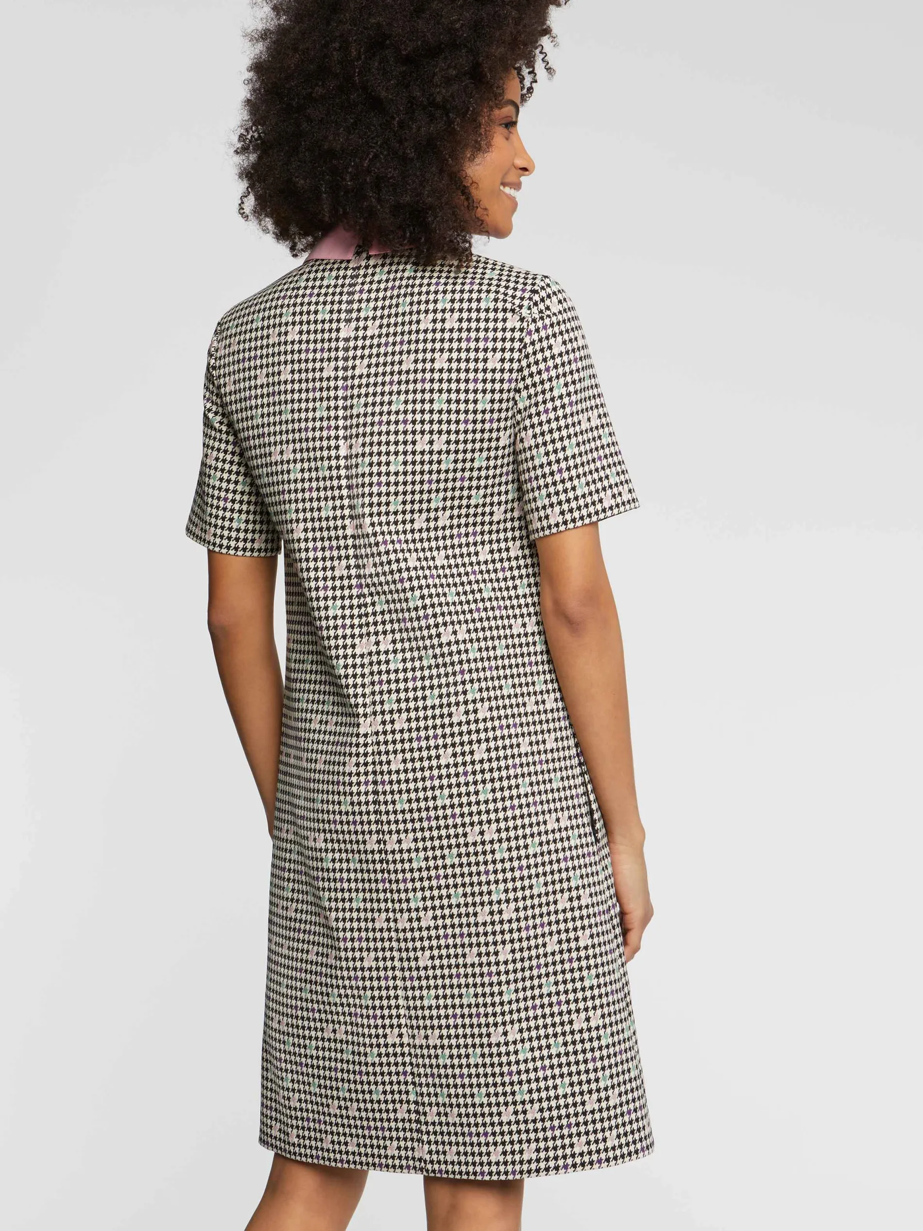 Paule Ka Robe A Col A Motif Pied-De-Coq<Femme Robes