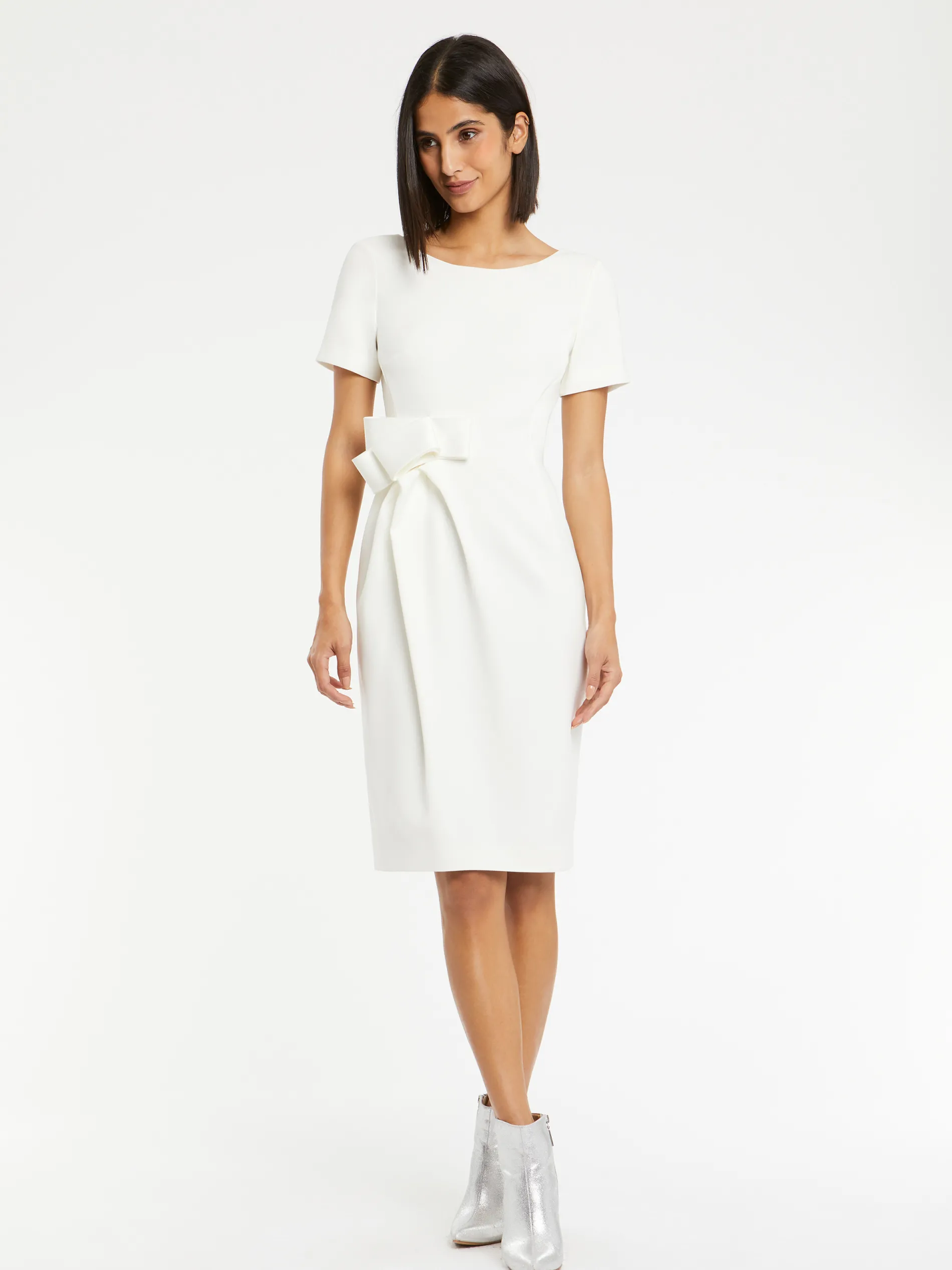 Paule Ka Robe A Noeud En Crepe Envers Satin<Femme Robes