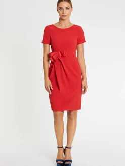 Paule Ka Robe A Noeud En Crepe Envers Satin<Femme Robes